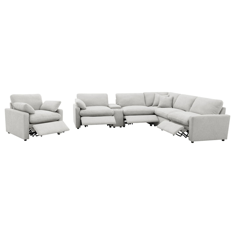 Hollander - 6 Piece Modular Power Reclining Sectional Sofa