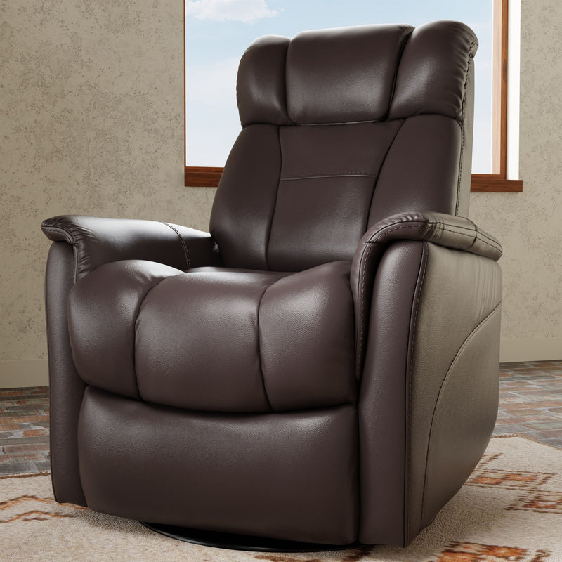 Bentley - Swivel Glider Recliner With Manual Adjustable Headrest & Footrest