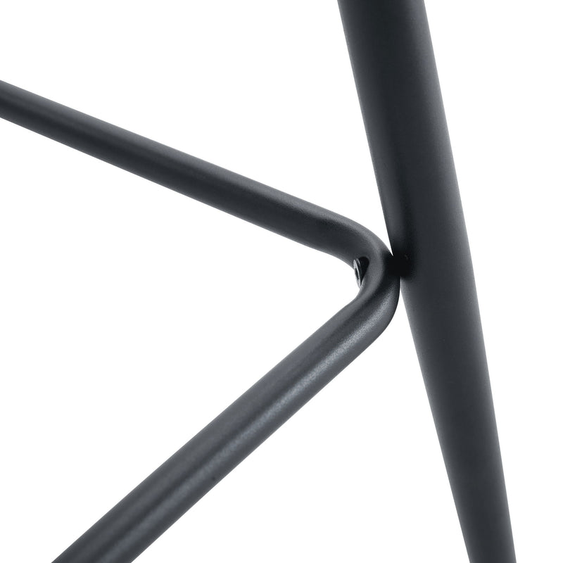 Bar Chair Set Comfortable With Metal Legs And Ergonomic Design