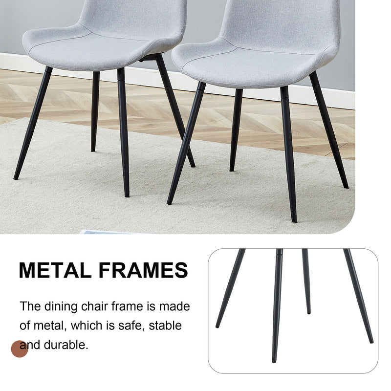 Modern Medieval Style Restaurant Cushioned Chairs With Suede Backrests