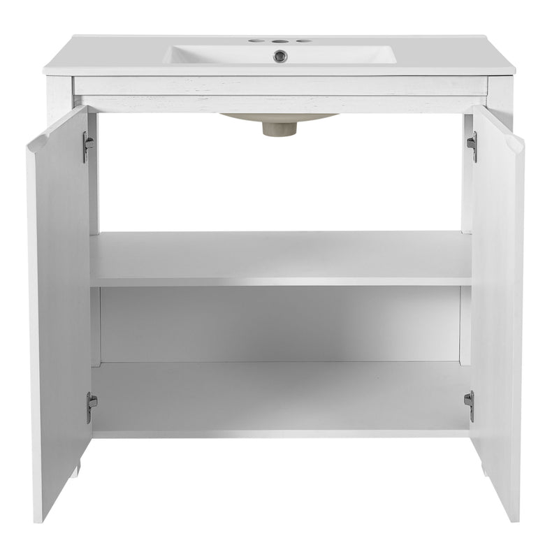 Bathroom Vanity Organizer With Sink, Combo Cabinet Set, Bathroom Storage Cabinet