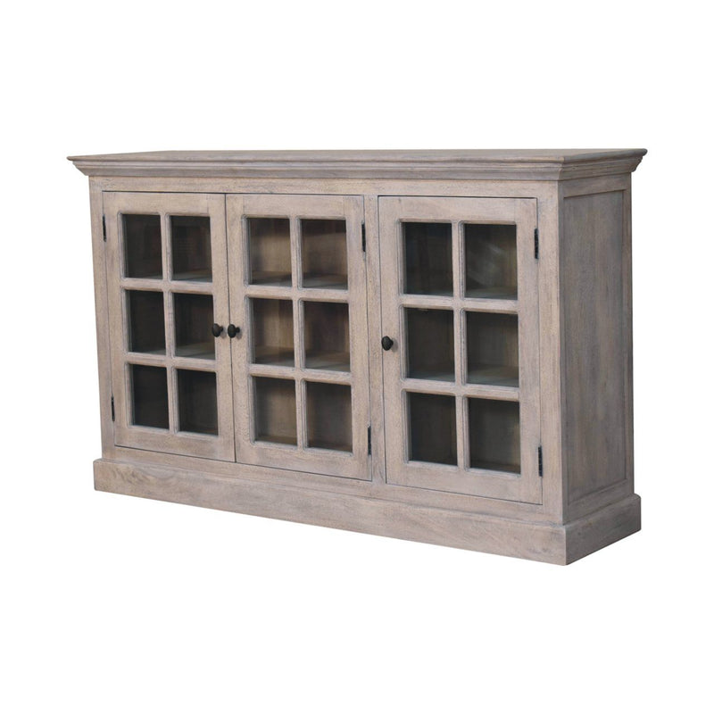 Triple Glazed Cabinet - Beige