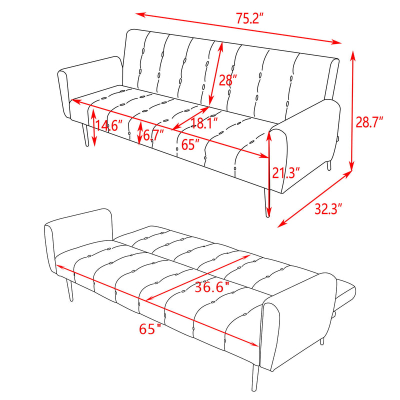 Comfort Compact Design Sofa Bed