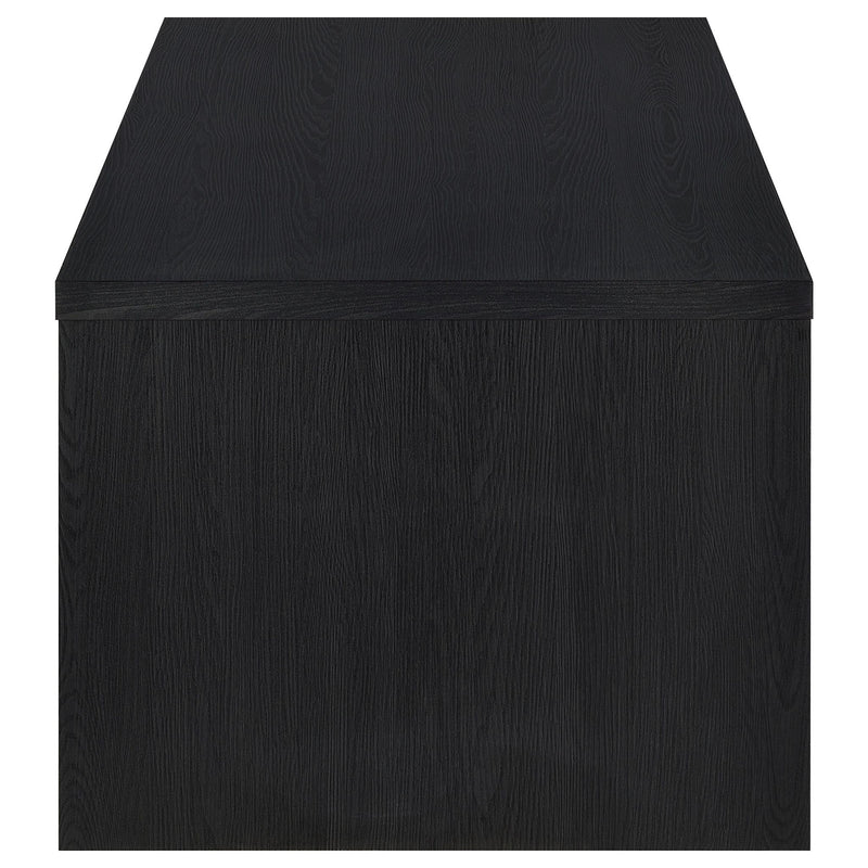 Canyon - Lift Top Table With Dual Drawers Storage Solution - Black