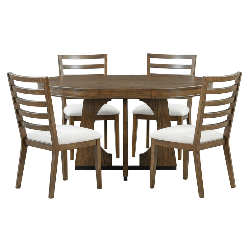 Round Dining Table Set For 4 With Chairs