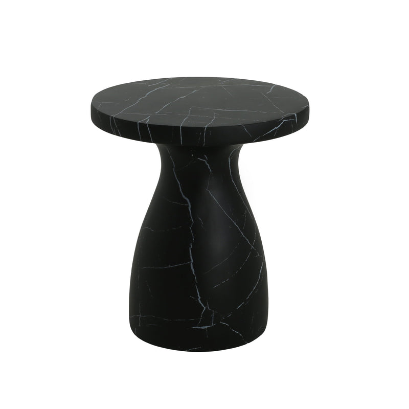 Outdoor / Indoor Travertine Side Table Lightweight