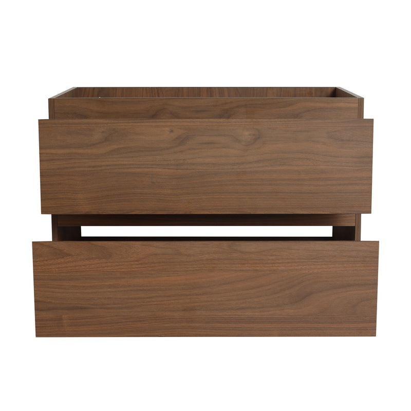 Wall Mounted Bathroom Vanity And Sink, 2 Soft Close Drawers