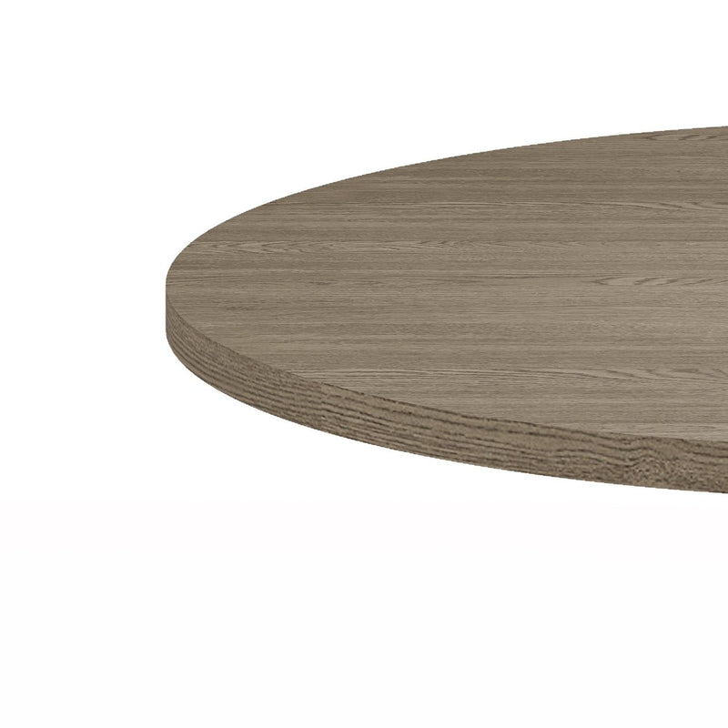 Tannen - Round 5 Piece Dining Table (Set of 5) - White / Gray