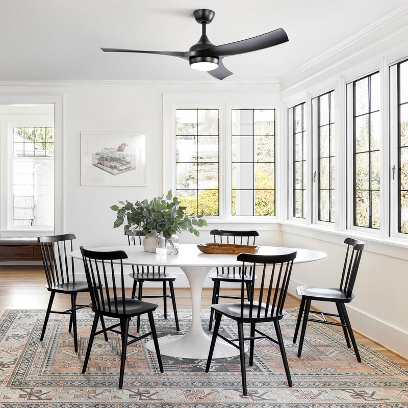 52" Ceiling Fan With 18W LED Light And Remote Control