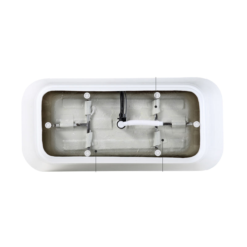 Glossy Freestanding Bathtub With Pop Up Drain
