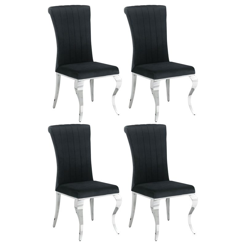 Elegant Upholstered Side Chairs (Set of 4)