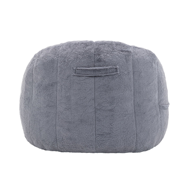 Beanbag Chair, Beanbag Sofa Chair With Armrests Stuffed High Density Foam