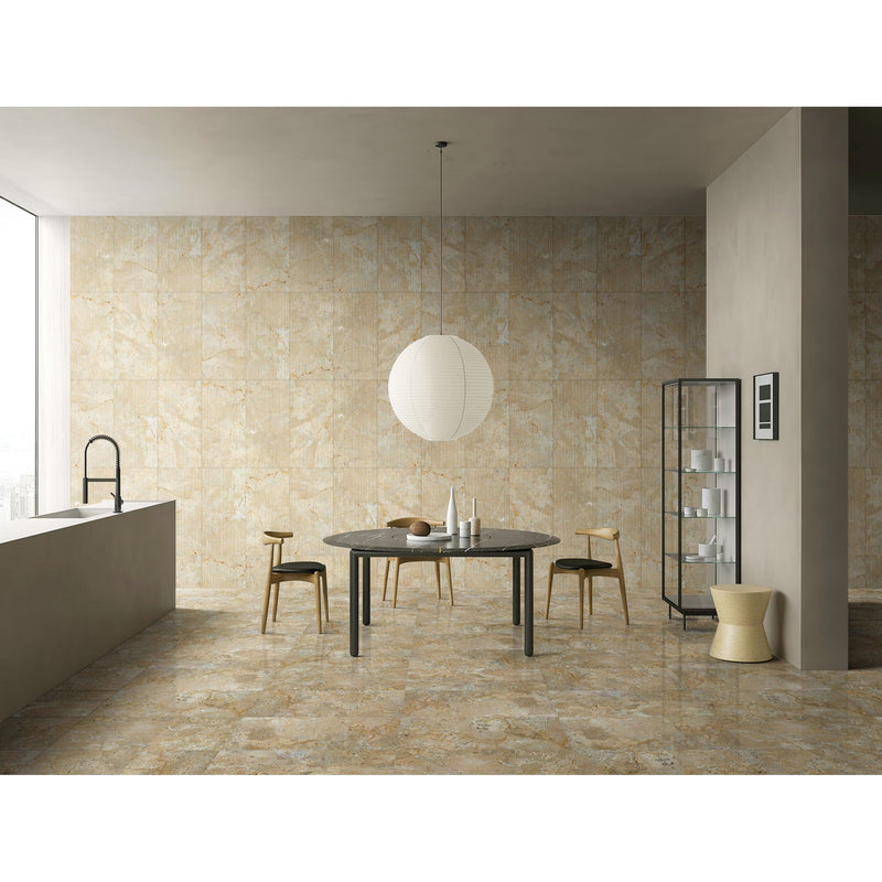 Textured Finished, 3D Tiles For Wall Decoration (Set of 4)