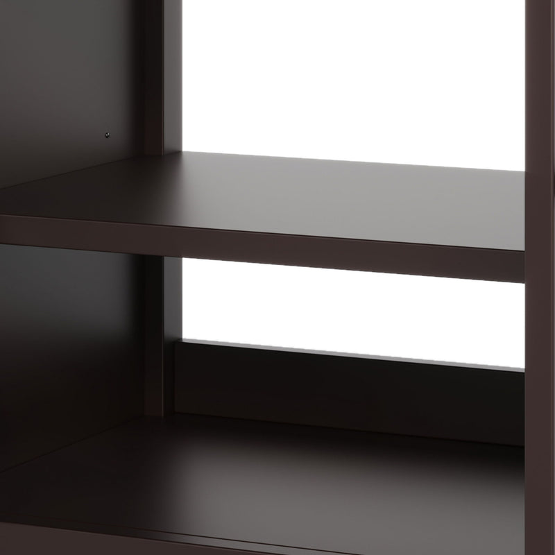 Bathroom Vanity With Ceramic Sink, Adjustable Shelf & Tip Out Tray