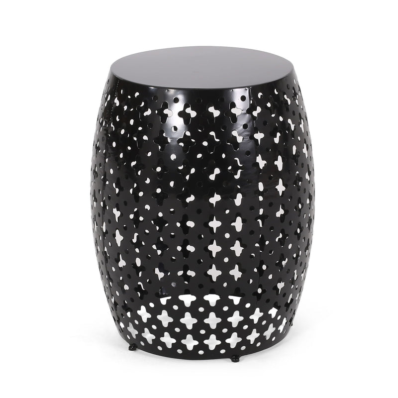 Modern Design, Metal End Table, Large
