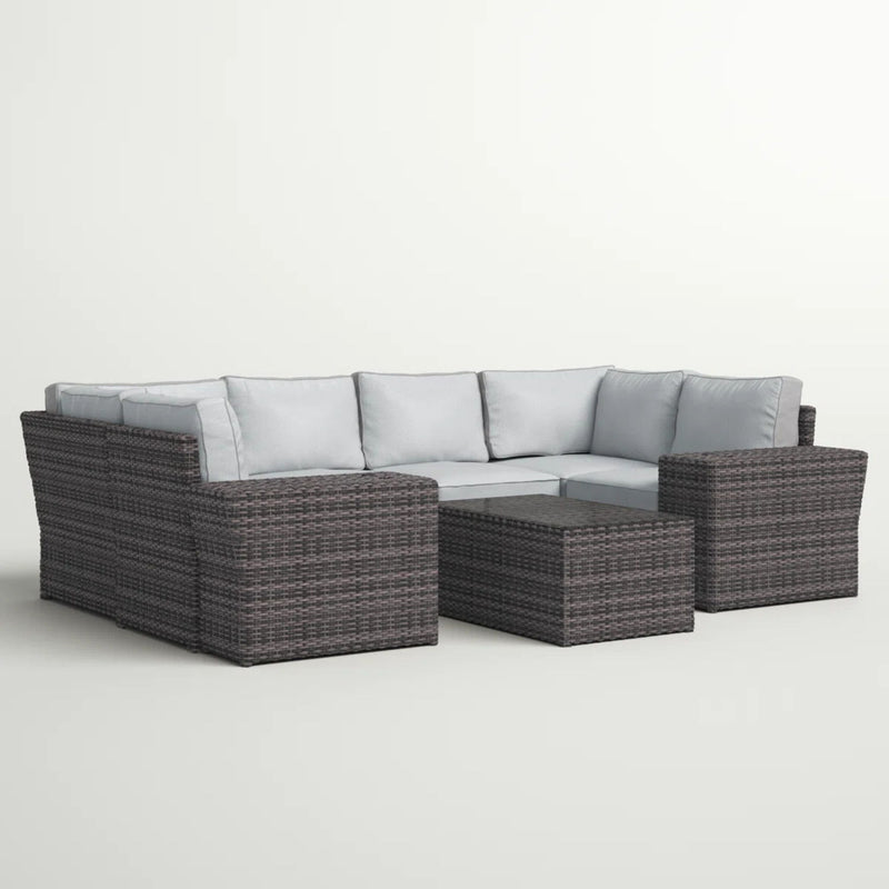 Stylish Wicker Patio Set Table