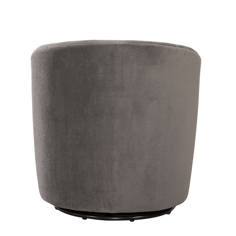 Oaklynn - Barrel Style Swivel Accent Chair