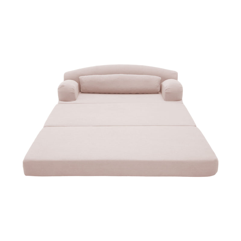 2 Seater Sofa Bed, Compact Foldable Floor Couch