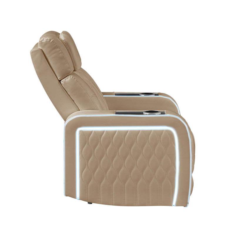 Electra - Power Reclining Set With Power Headrests, Massage And LED Lighting