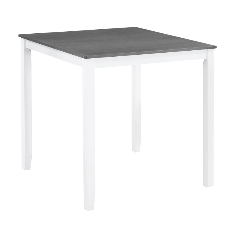 5 Piece Counter Height Dining Table Set With 4 Chairs
