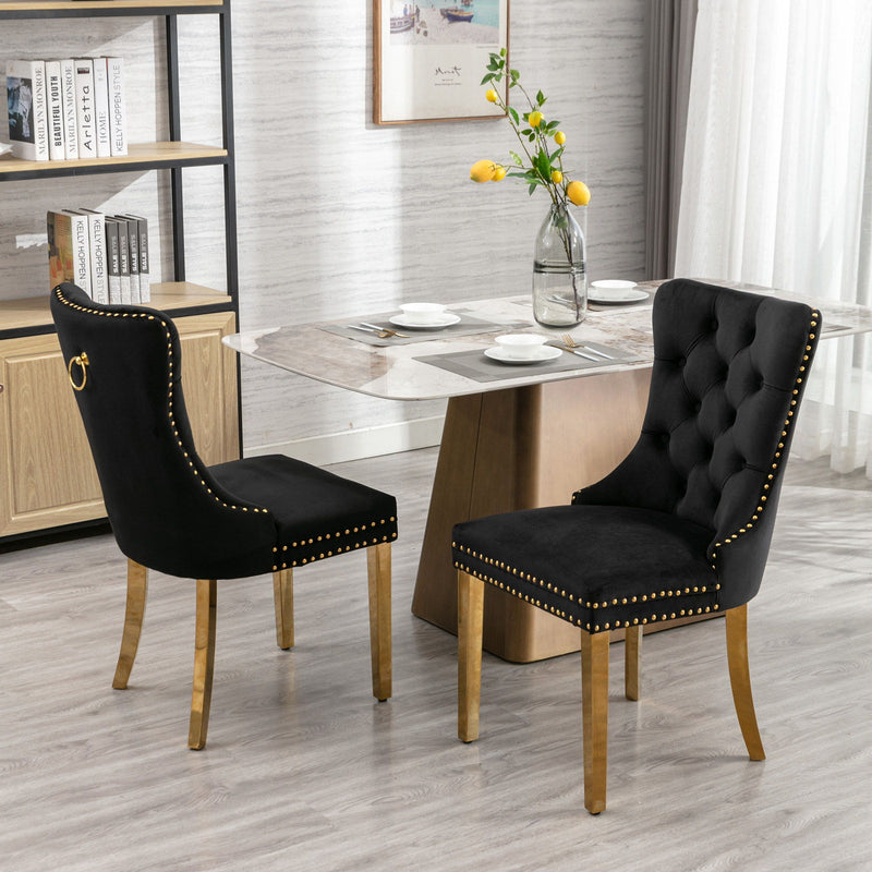 Nikki - Modern, High-End Tufted Dining Chair (Set of 2)
