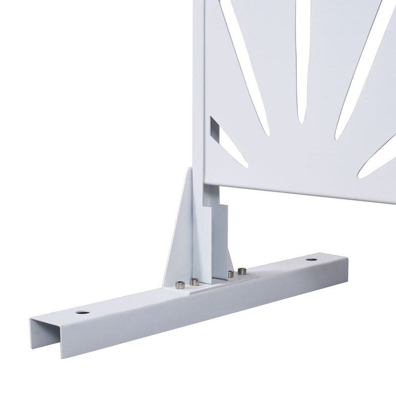 Outdoor & Indoor Metal Privacy Screen, Freestanding Decorative Panels