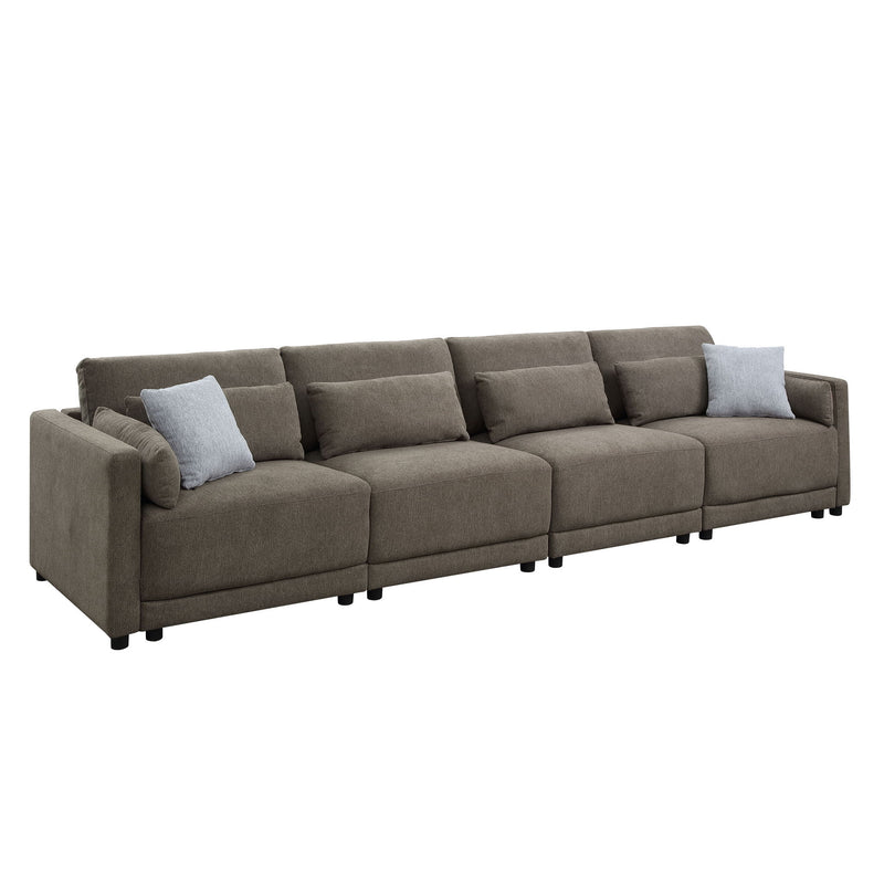 Rylie - Modular Sectional Sofa With Toss Pillows