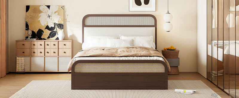 Platform Bed With Trundle And 2 Drawers