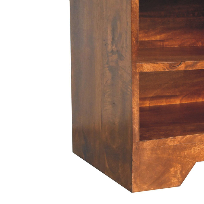 Retreat - Shoe Bench, 1 Drawer - Chestnut