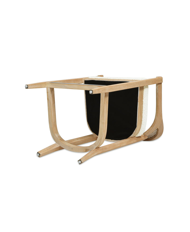 Americana - Mid-Century Modern Cane Back Counter Stool