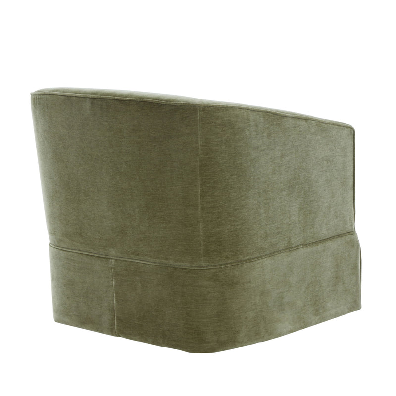 Elm - Skirted Swivel Chair