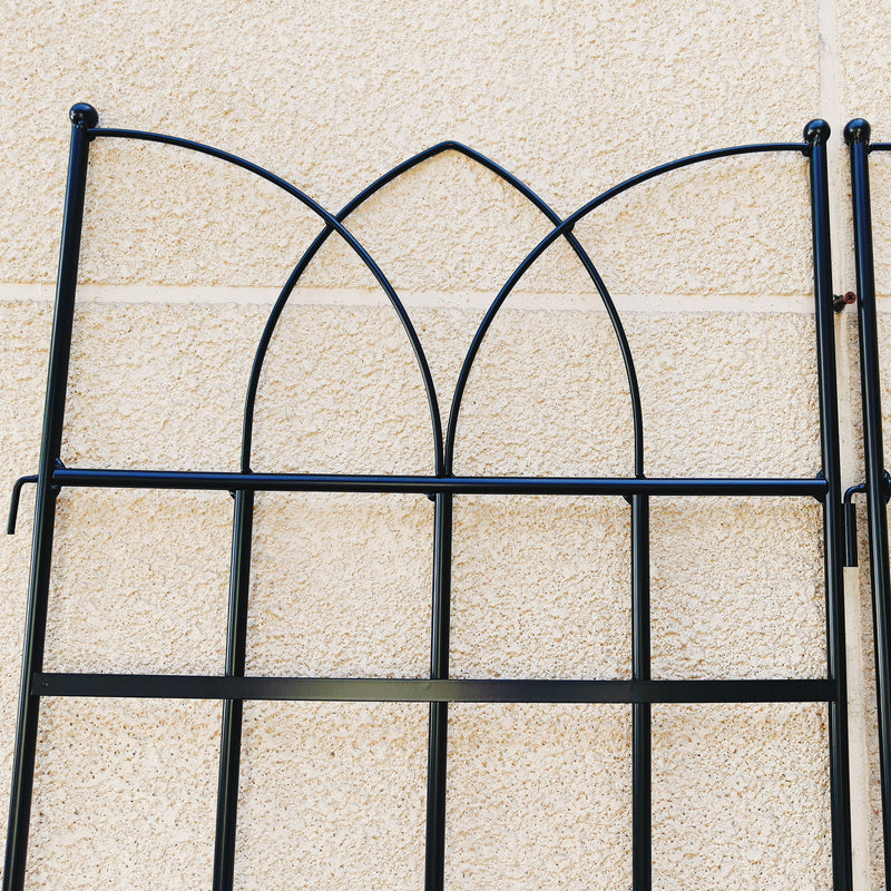 Metal Garden Trellis Rustproof For Climbing Plants Outdoor Flower Support