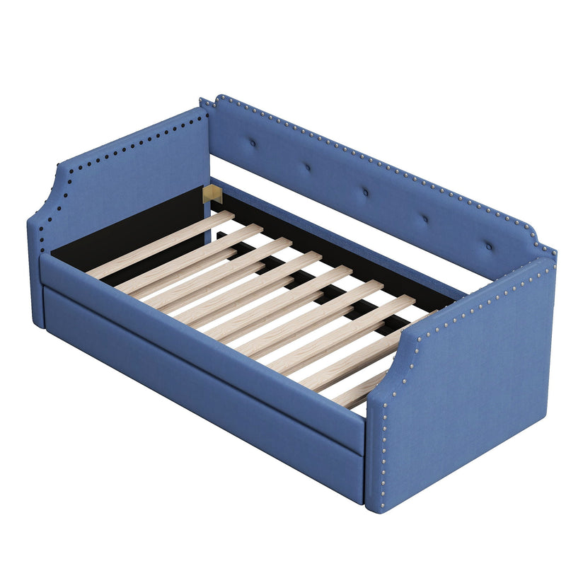 Upholstered Daybed With Trundle