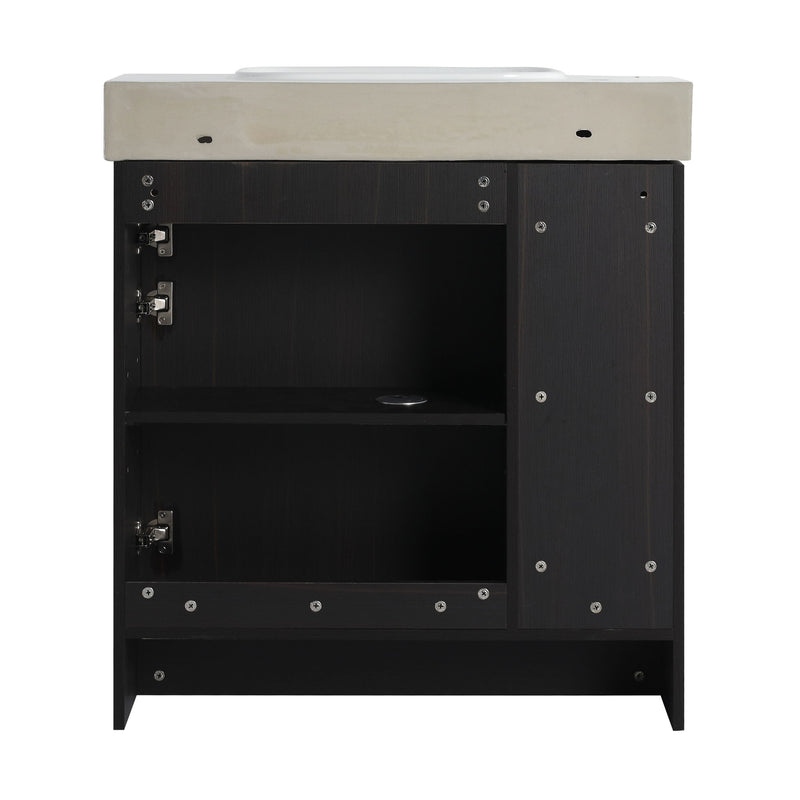 Freestanding Bathroom Vanity With Sink, Soft Close Door