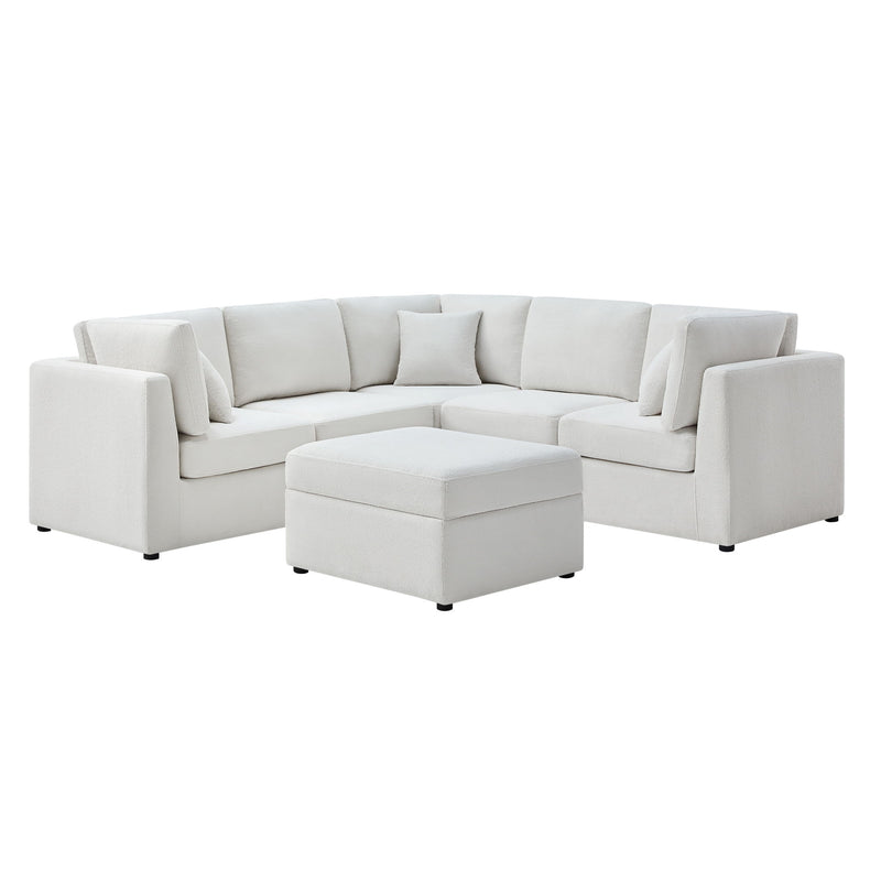 Chauncy - Sectional With Storage Ottoman
