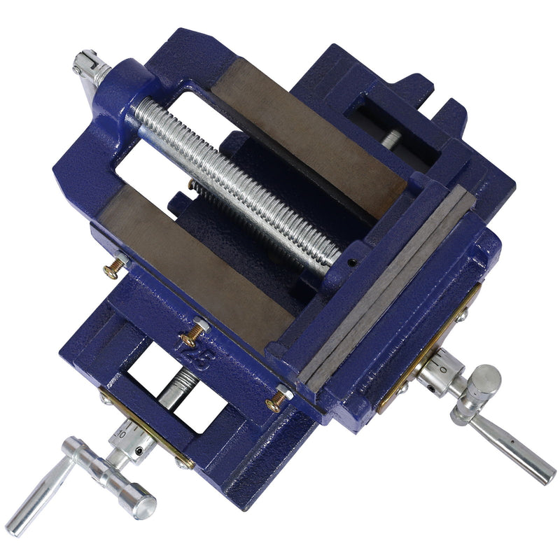 Industrial Quality Cross Slide Vise, Drill Press Metal Milling 2 Way X - Y