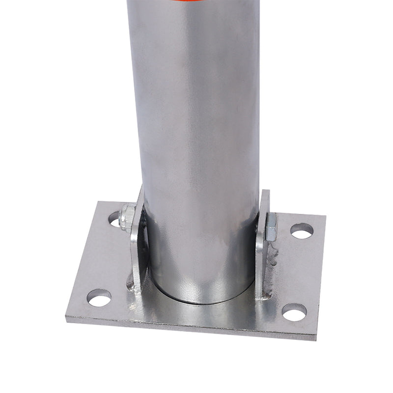 Parking Bollard Pole Barrier With Lock For Car Parking Protection