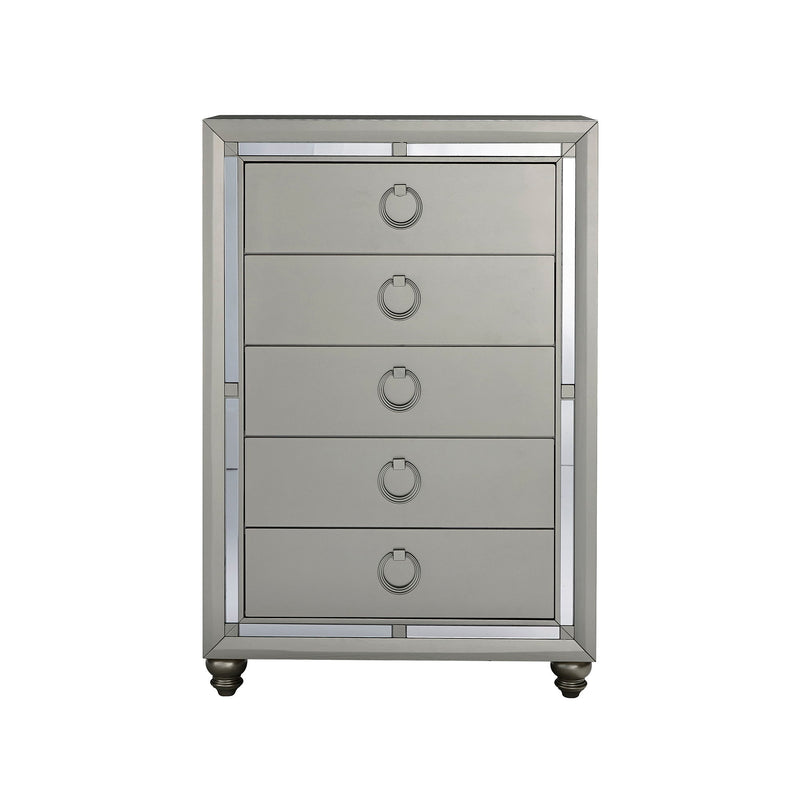 Chloe - Chest - Silver / Gray