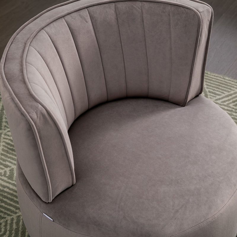 360 Degree Swivel Cuddle Barrel Accent Sofa Chair