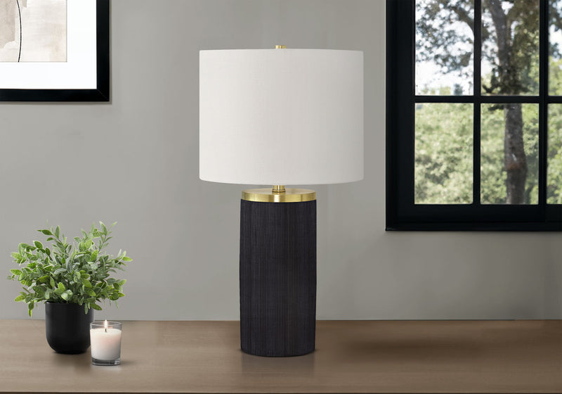 Lighting, Table Lamp, Concrete, Modern - Black