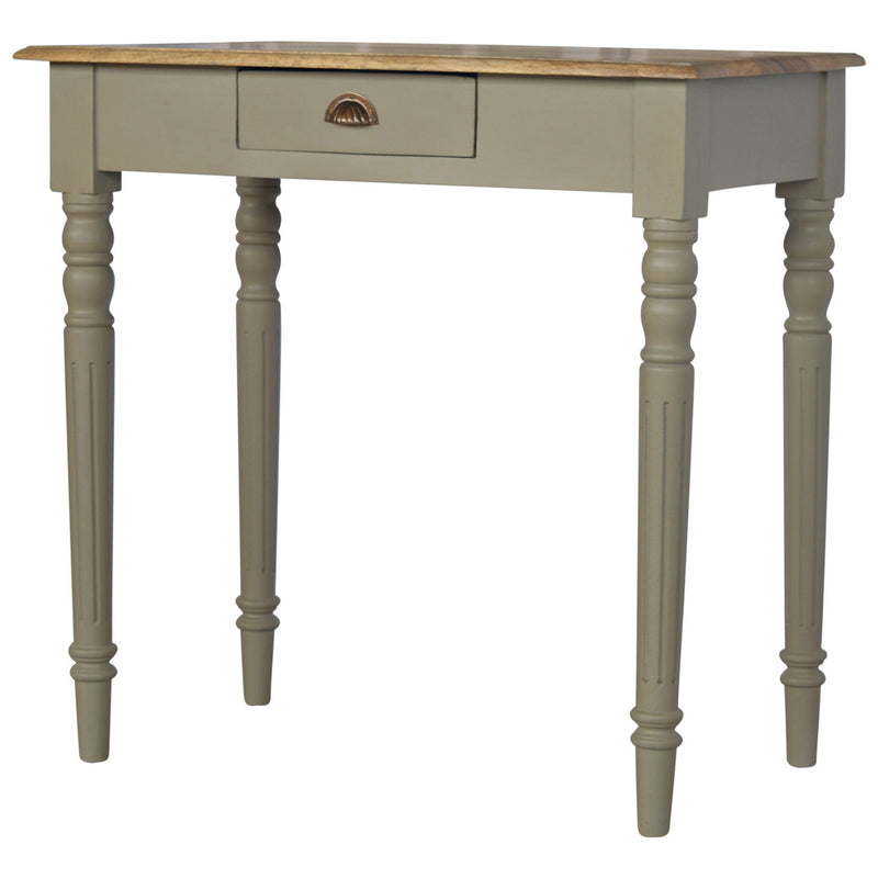 Hand Painted Writing Desk - Brown