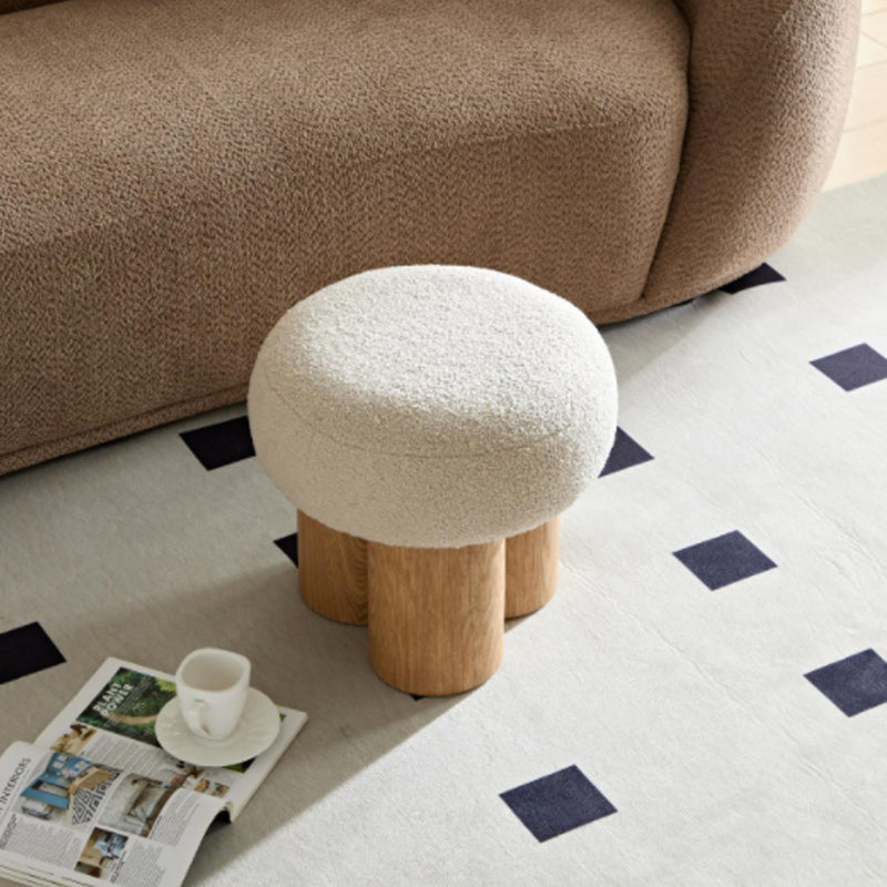 Versatile Mushroom Stool With Cushion