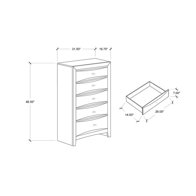 Lucille - Chest With Spacious Drawers