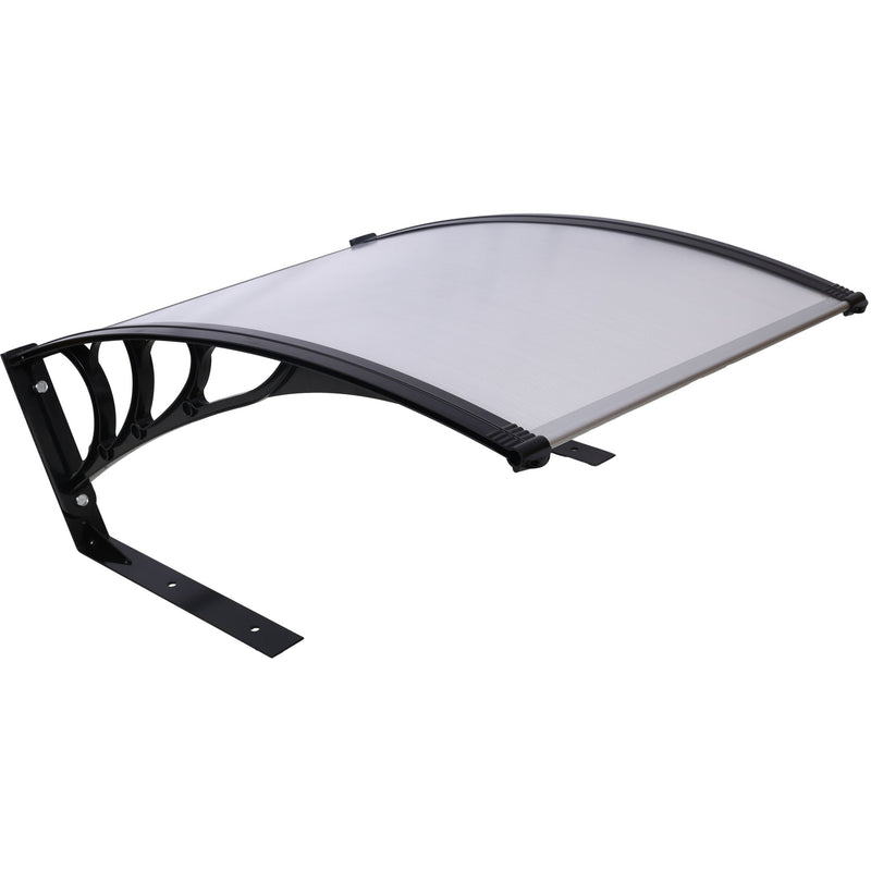 Weather Resistant Polycarbonate Canopy Outdoor Shade Cover For Robotic Lawn Mowers - Black