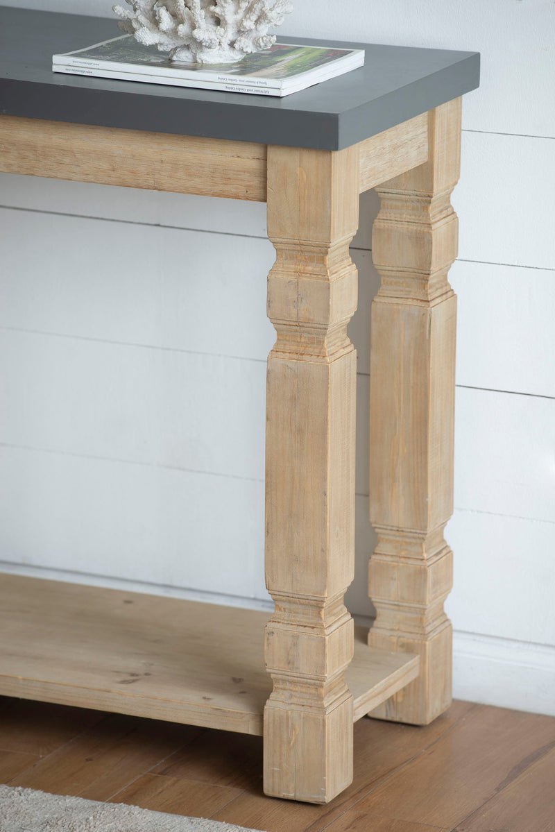 Rustic And Modern Console Table