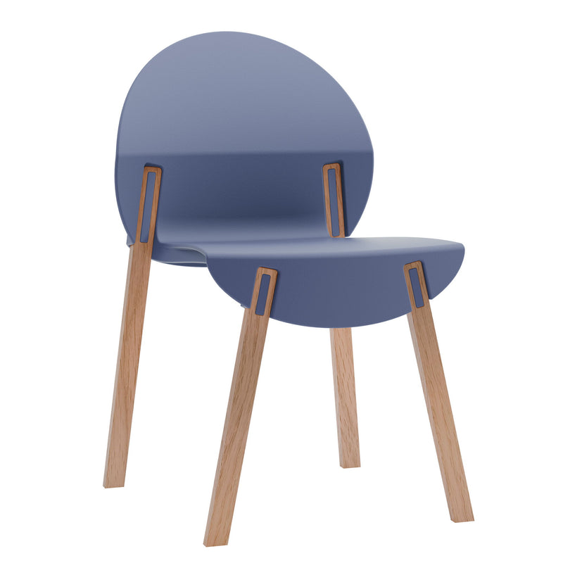 4 Piece Set Of Single Chairs With A Folding Square Table