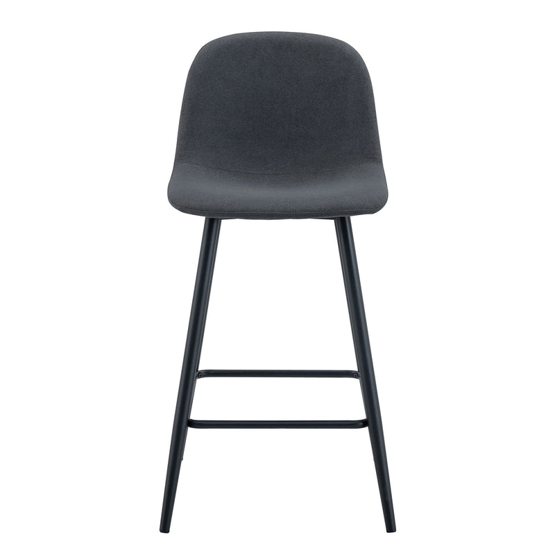 Modern Bar Chair Rounded Backrest (Set of 2)