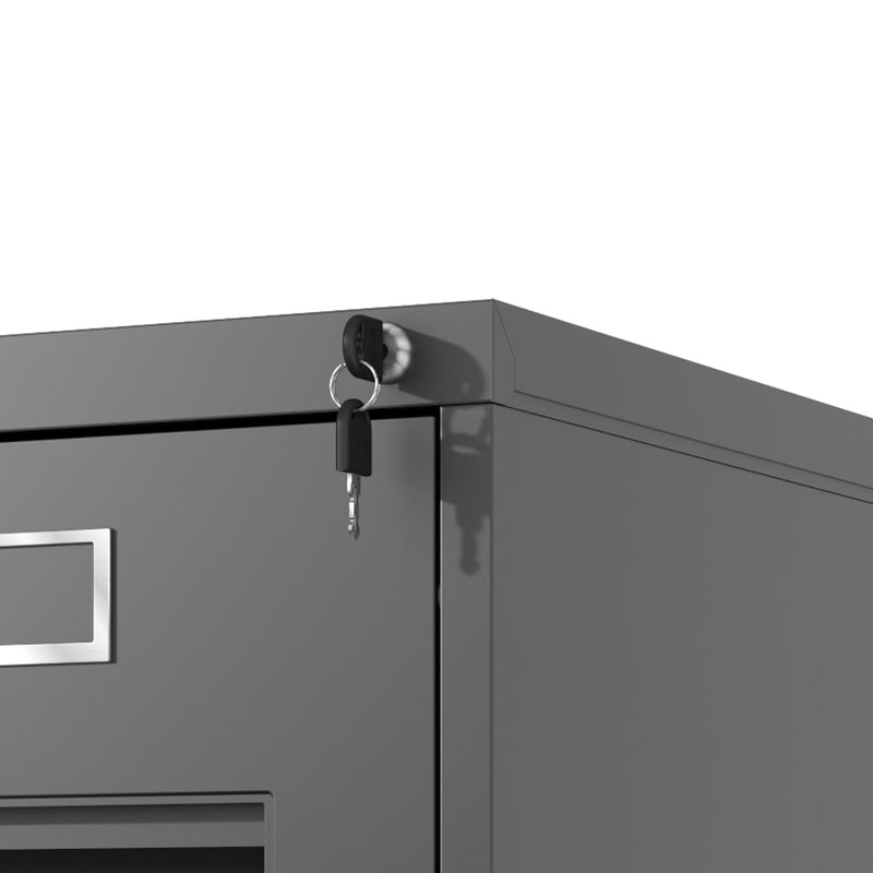 Premium Drawer File Cabinet With Lock, Metal Vertical Design, A4 Legal / Letter Size