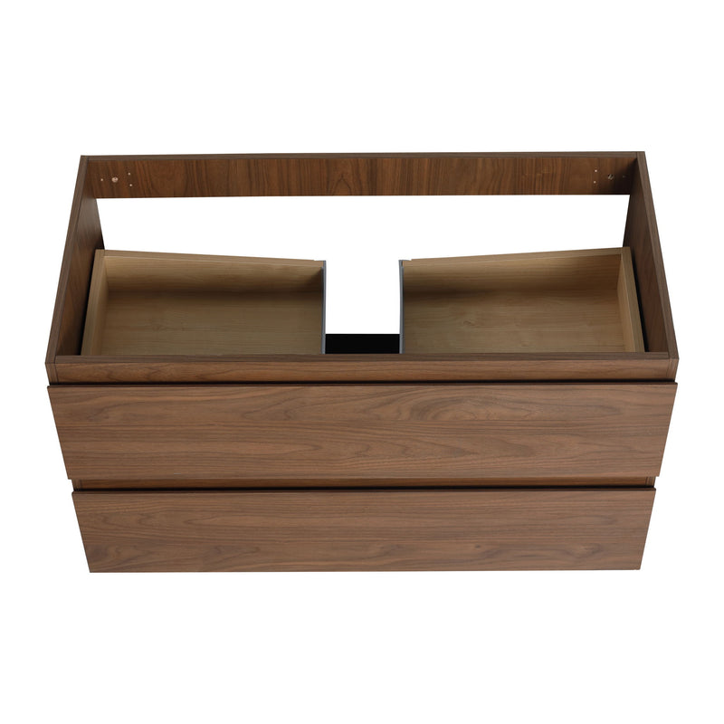 Wall Mounted Bathroom Vanity Cabinet, Soft Close Drawers (Vanity Only)