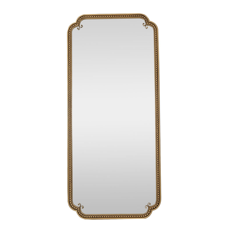 Full Length Mirror With Stand, Floor Standing Dressing For Bedroom - Antique Gold